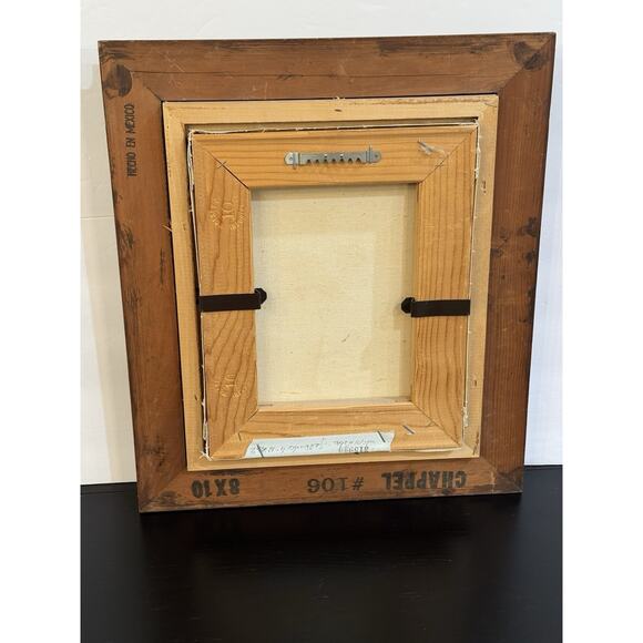 Vintage C. Cushman Original Oil Painting Signed Tree Boat Lake Landscape - Picture 16 of 16